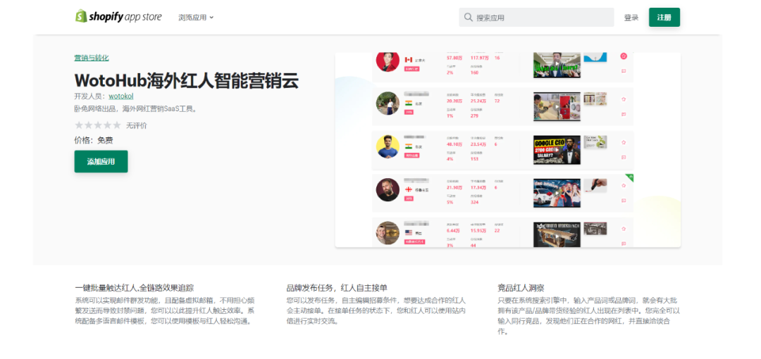 图片[1]-卧兔网络开启全球红人分销功能，WotoHub上线Shopify应用商店！-Shenshop社交新零售电商系统